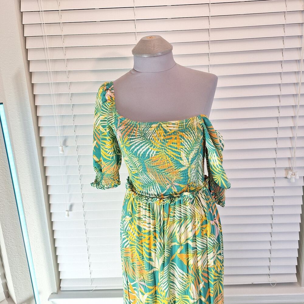 Betsey Johnson Size S Whimsical Maxi Dress Floral Print - Picture 9 of 12